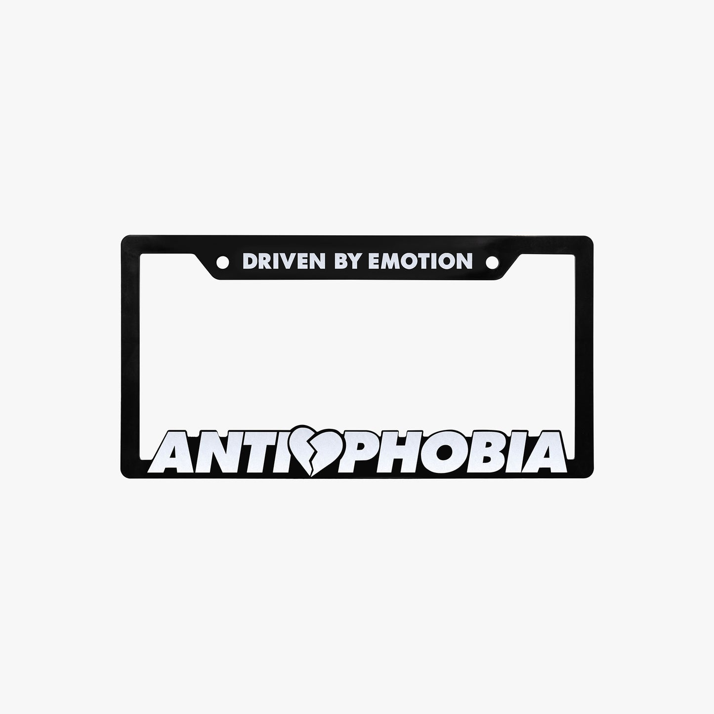 Antiophobia License Plate Frame - Chrome